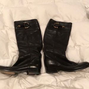 Gucci Black Calf High Boots